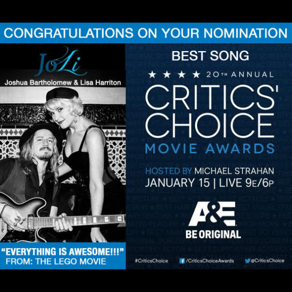 Critics Choice • Best Song Nomination
